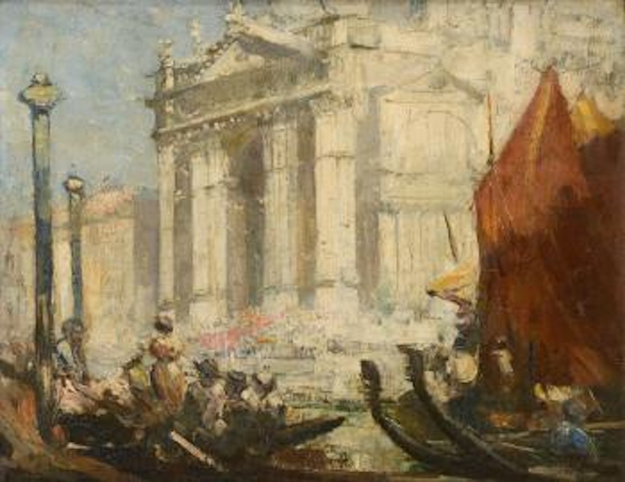 Venise, la Salute by Arthur Ernest Streeton