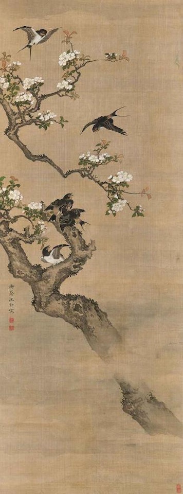Flowers and Birds by Shen Quan