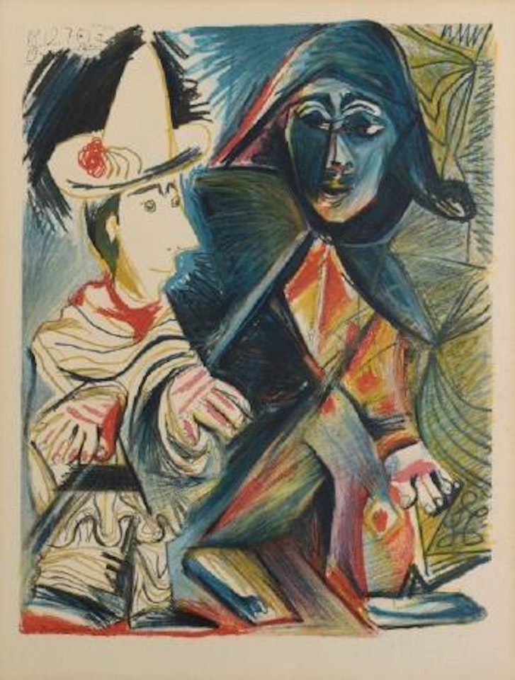 Arlequin by Henri Descamps by Pablo Picasso