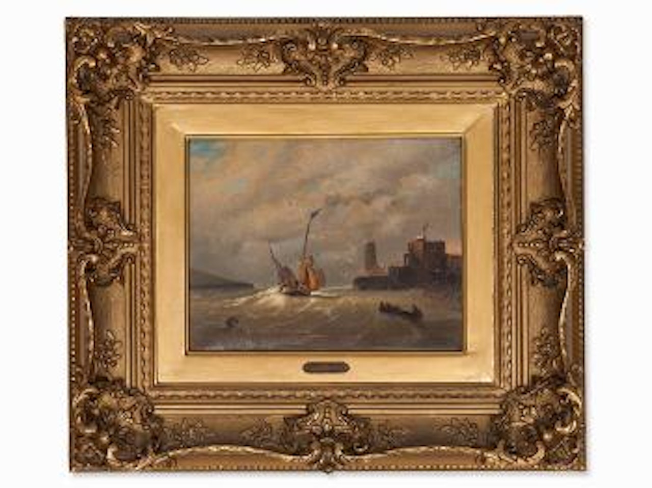 At The Coast by Oswald Achenbach