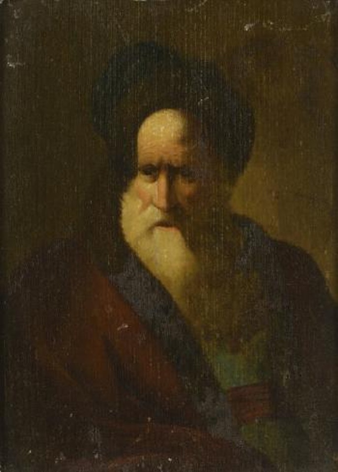 Portrait d'homme au turban by Christian Wilhelm Ernst Dietrich