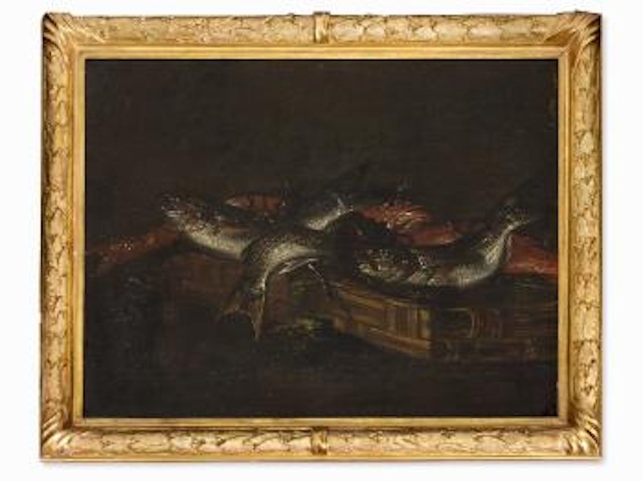 Fish Still Life With Mullets by Neapolitan School