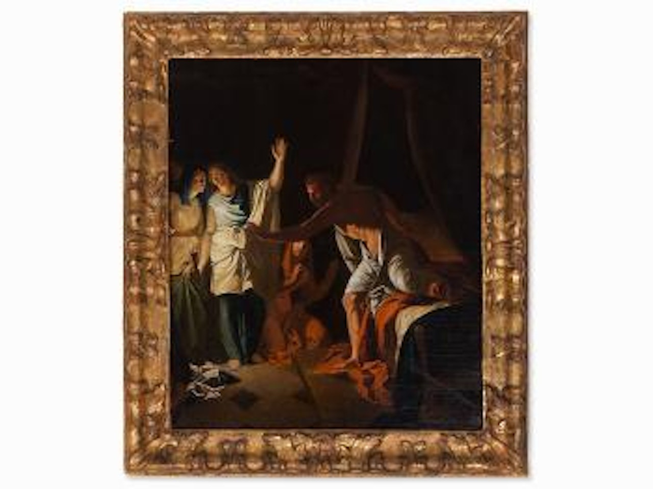 The Resurrection Of Lazarus by French School