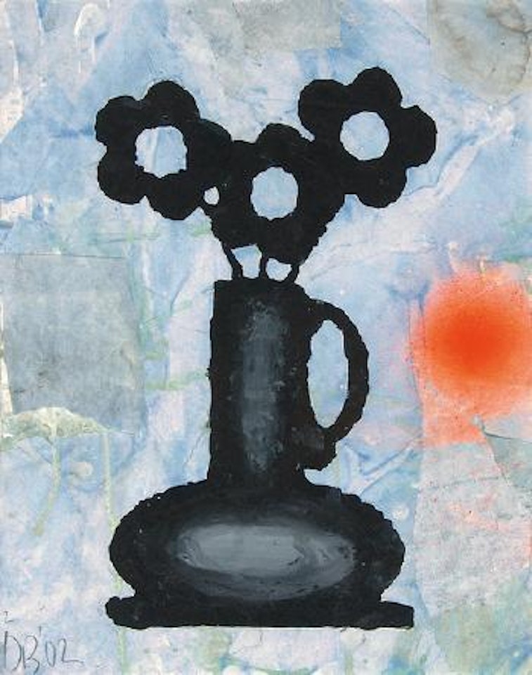 Still Life with Flowers by Donald Baechler