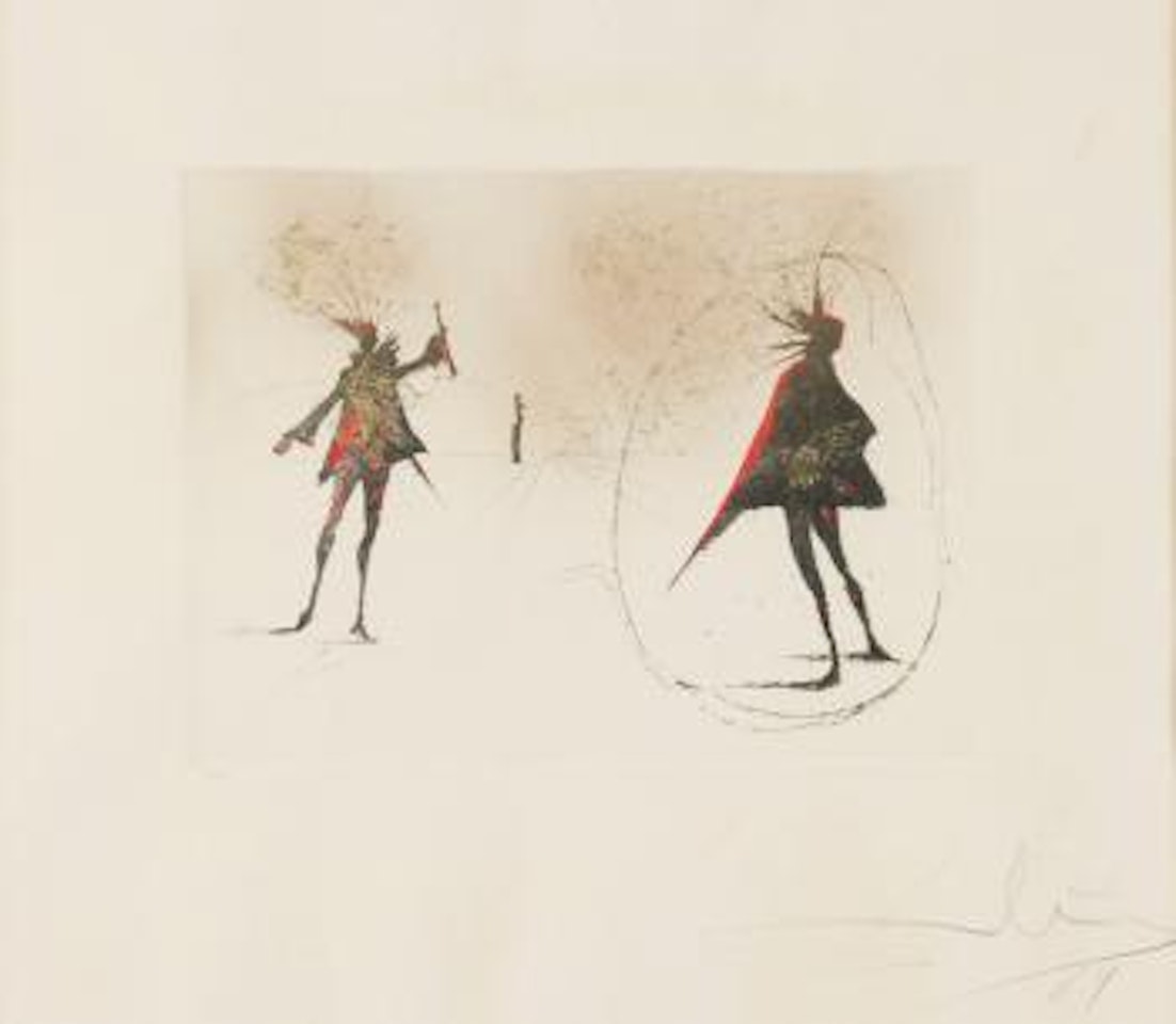 Salut à Mephisto by Salvador Dali