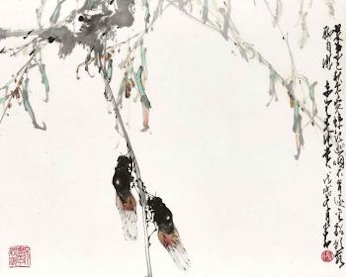 Cicadas and Willow by Zhao Shao'ang