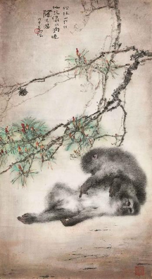 Gibbons by Yang Shanshen