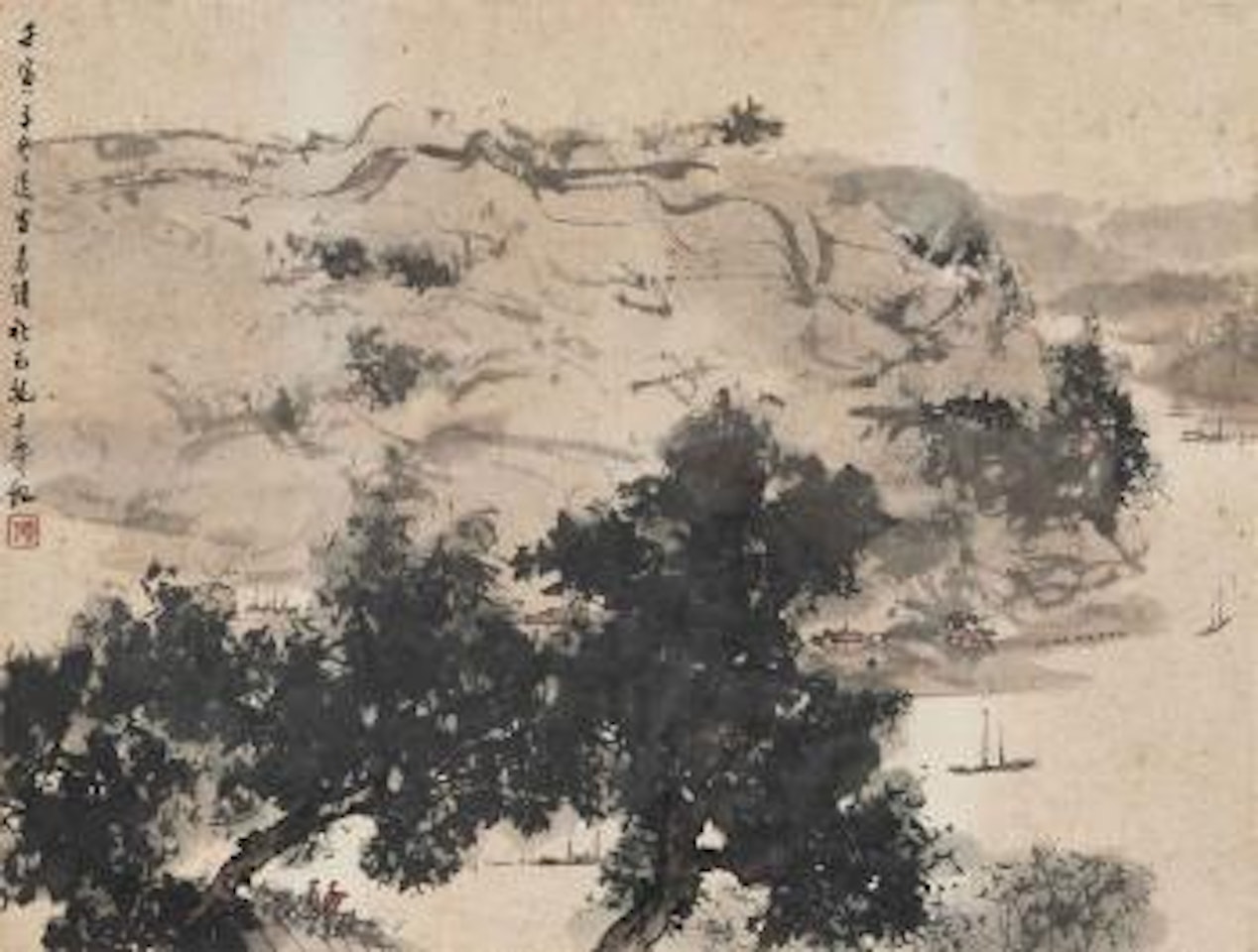 Autumn in Jialing by Fu Baoshi