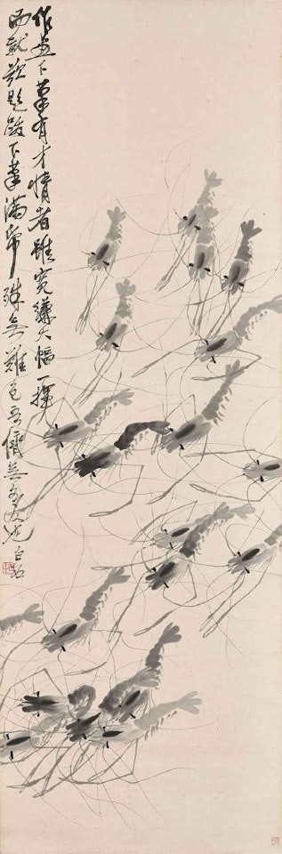 Shrimps by Qi Baishi