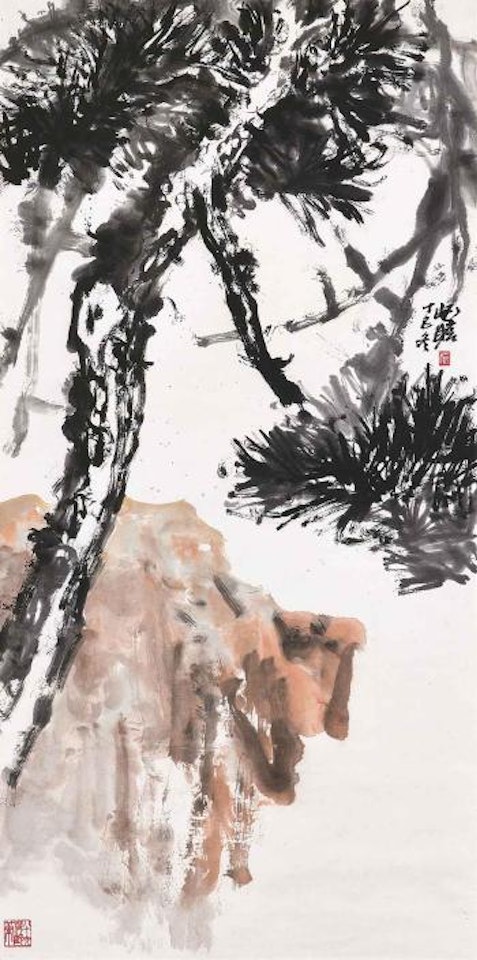 Pine and Rock by Zhu Qizhan