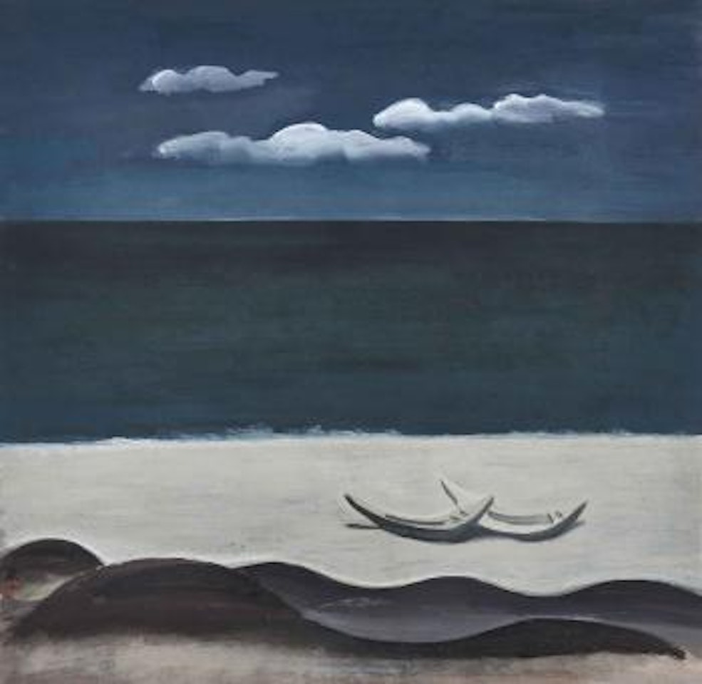 Beach by Lin Fengmian