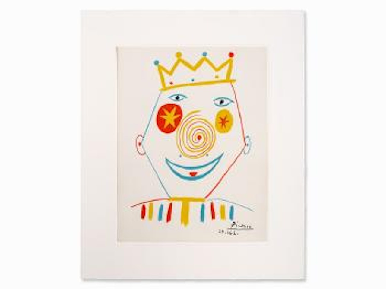 Clown by Pablo Picasso