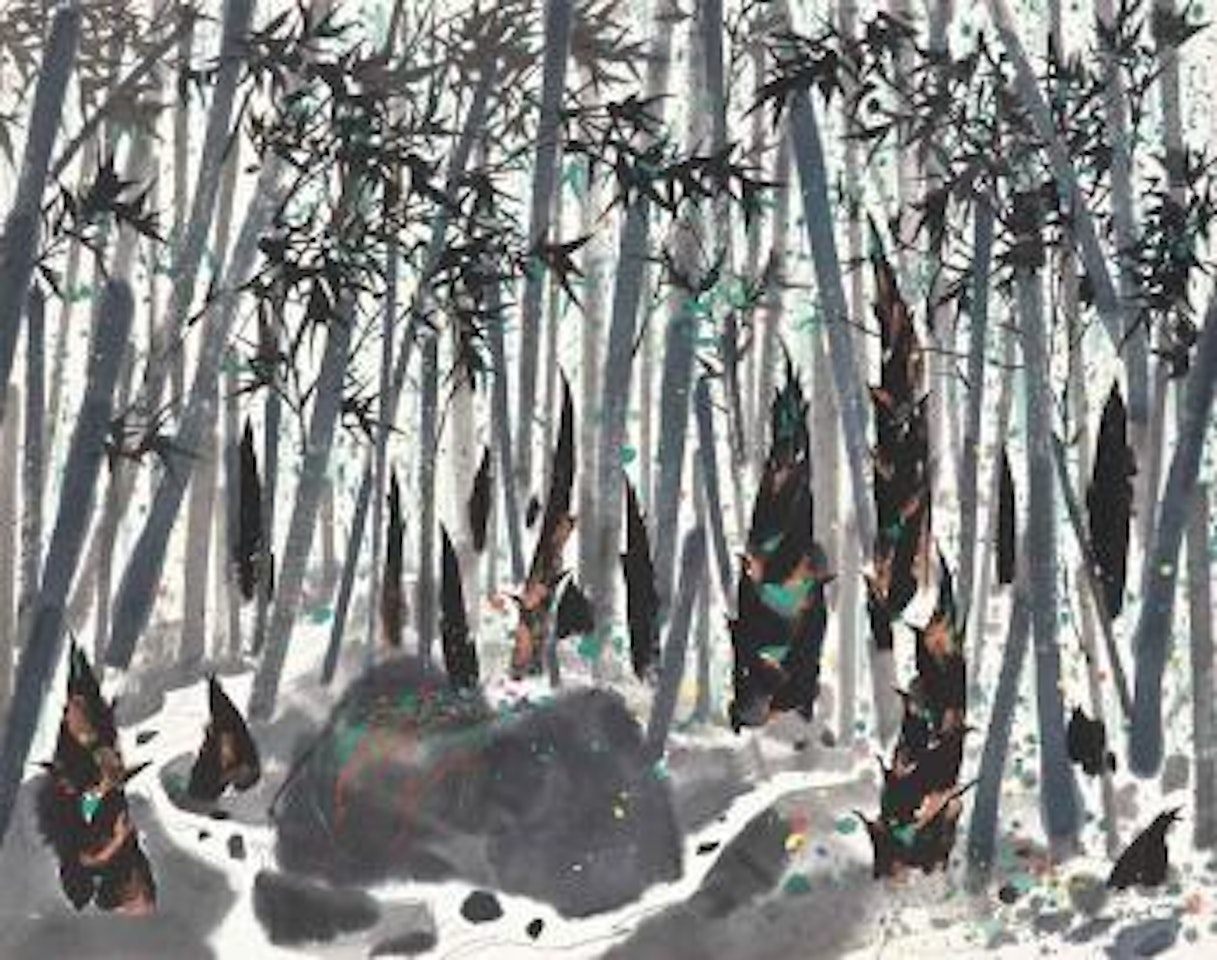 Bamboos by Wu Guanzhong