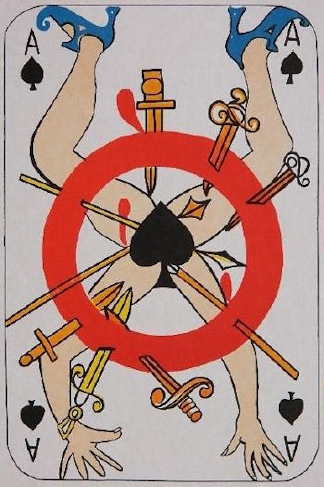Ace of spades  (Fields 72-4A) by Salvador Dali