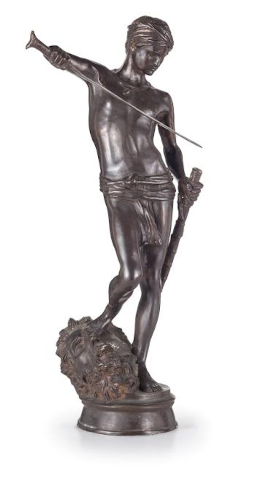David dopo il combattimento by Marius Jean Antonin Mercie