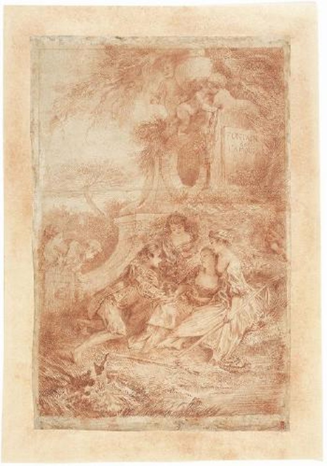 Fontaine de l'amour by Jean-Honoré Fragonard