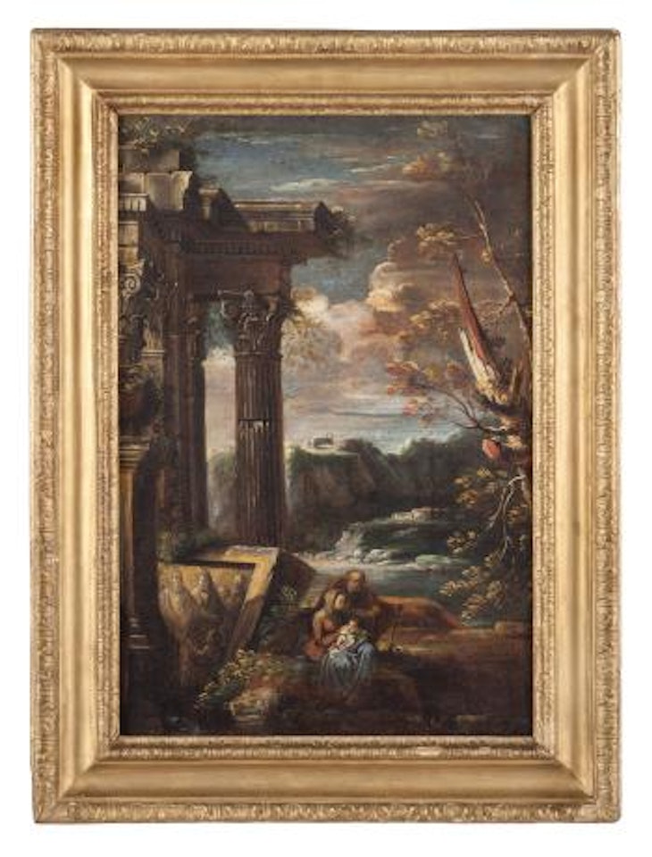 Riposo nella Fuga in Egitto by Giovanni Ghisolfi