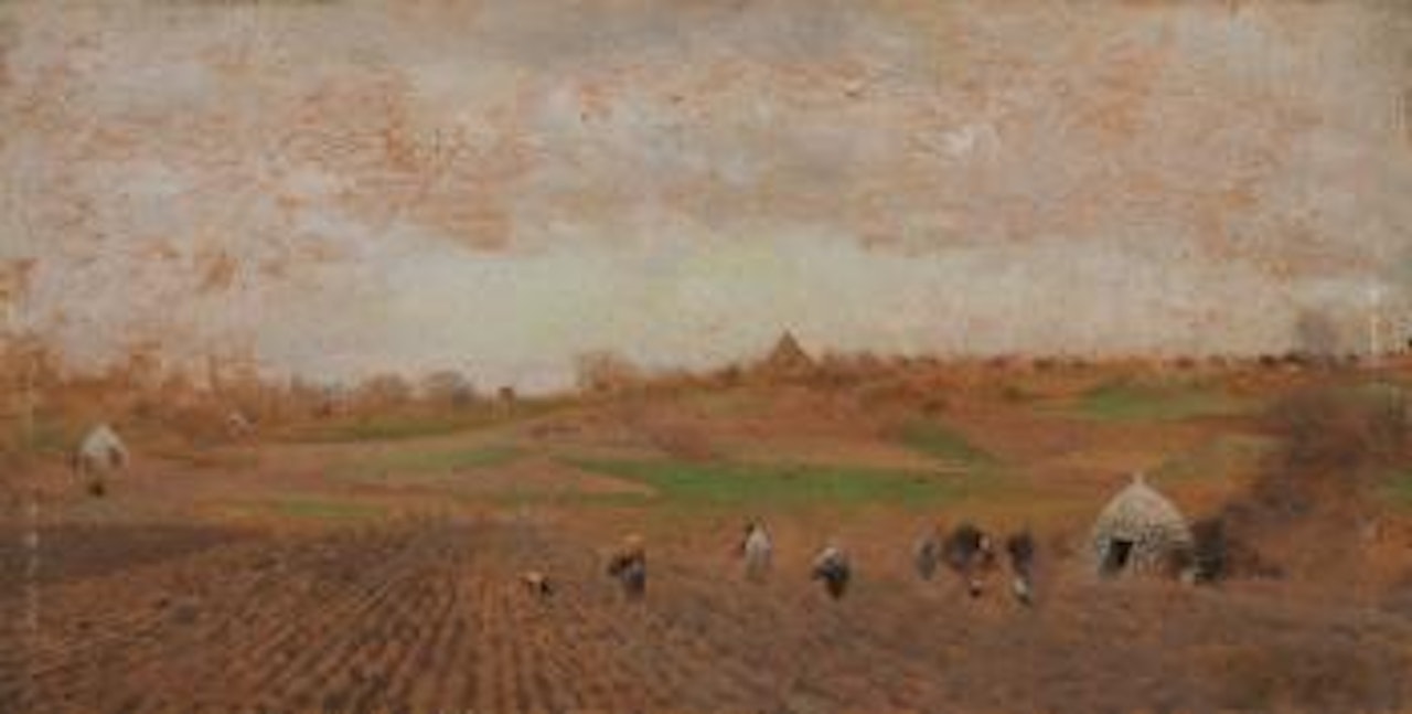 Nei campi by Giuseppe de Nittis