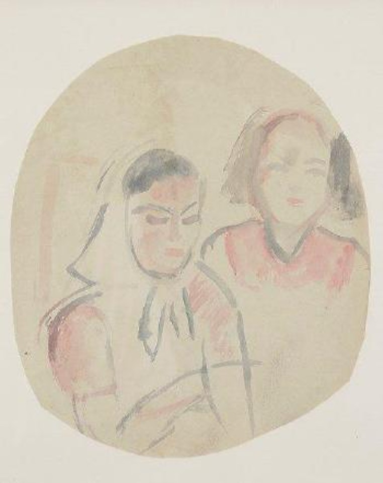 Jeunes femmes au foulard by Kees van Dongen