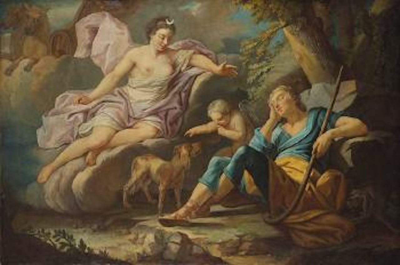 Diana e Endimione by French School