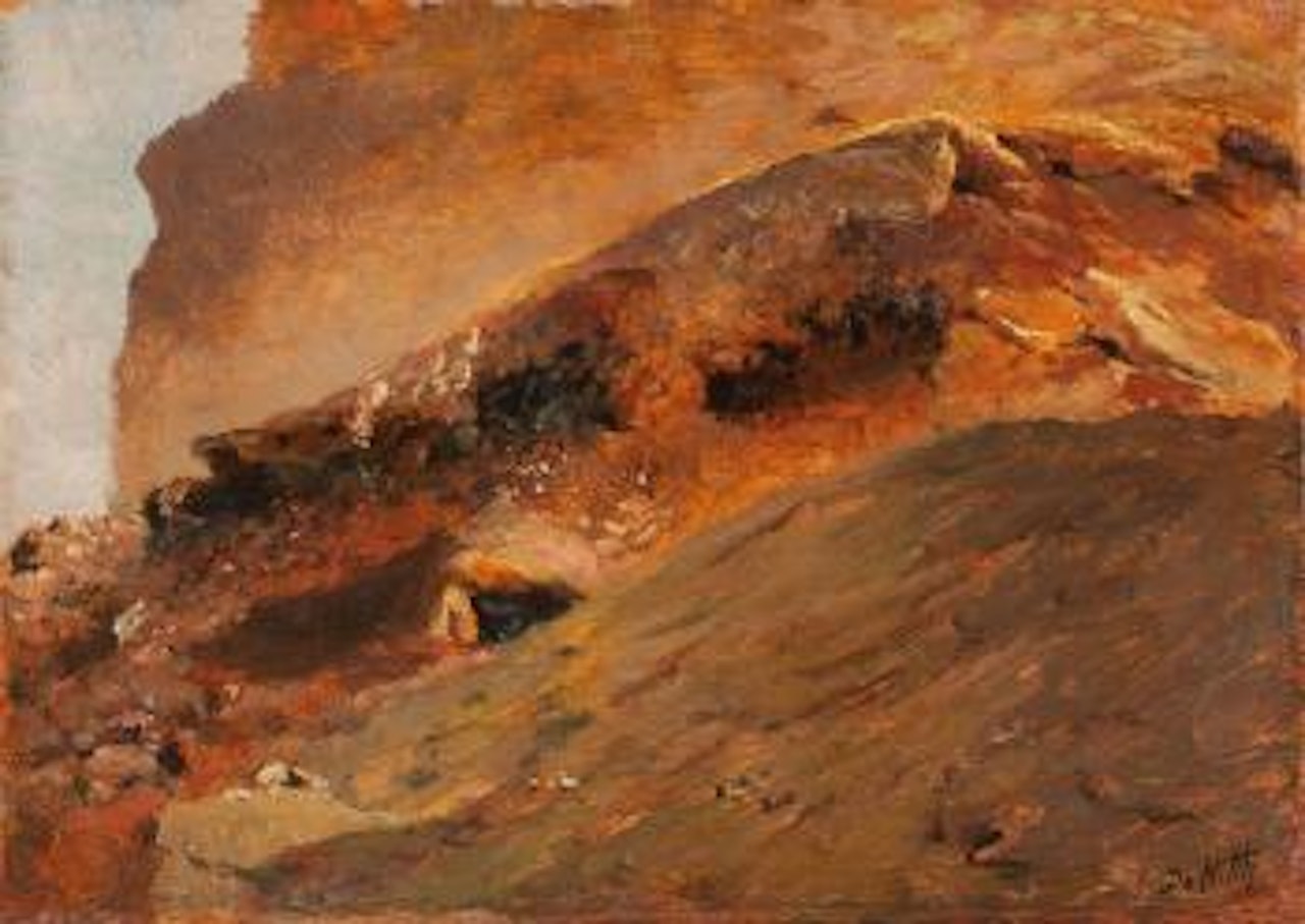 Vesuvio, studio di lava by Giuseppe de Nittis