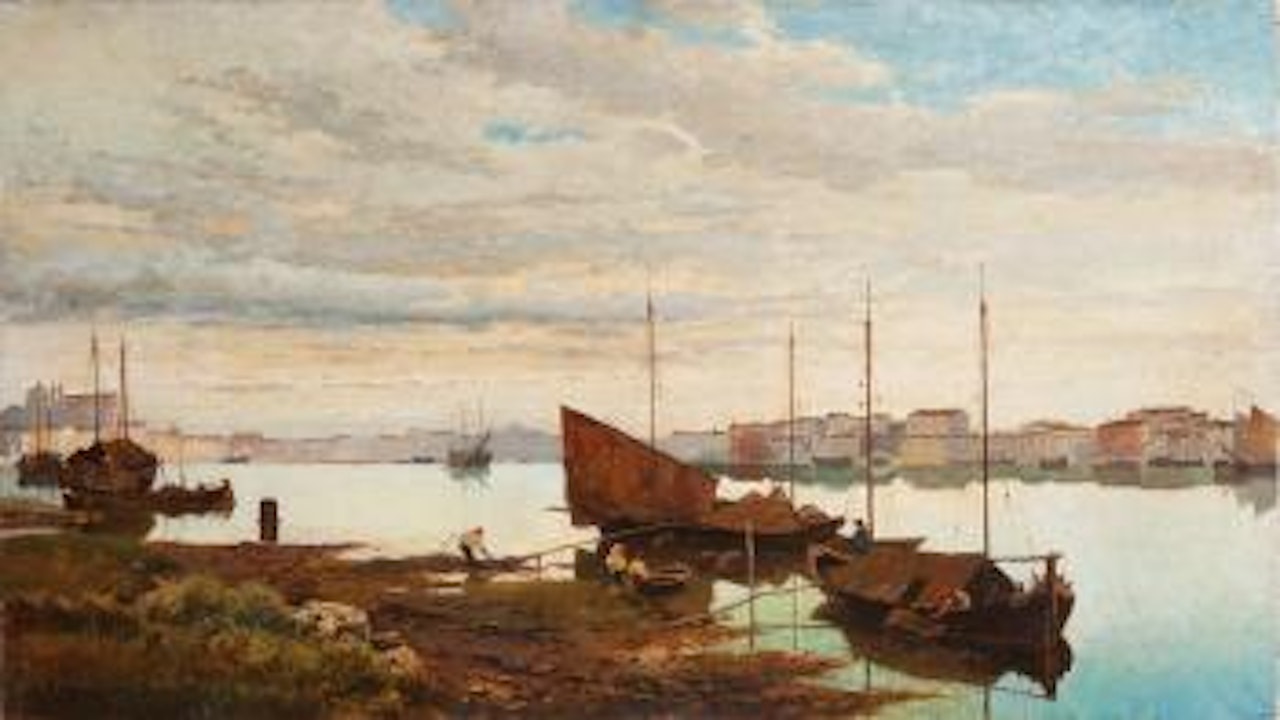 Canale della Giudecca by Guglielmo Ciardi