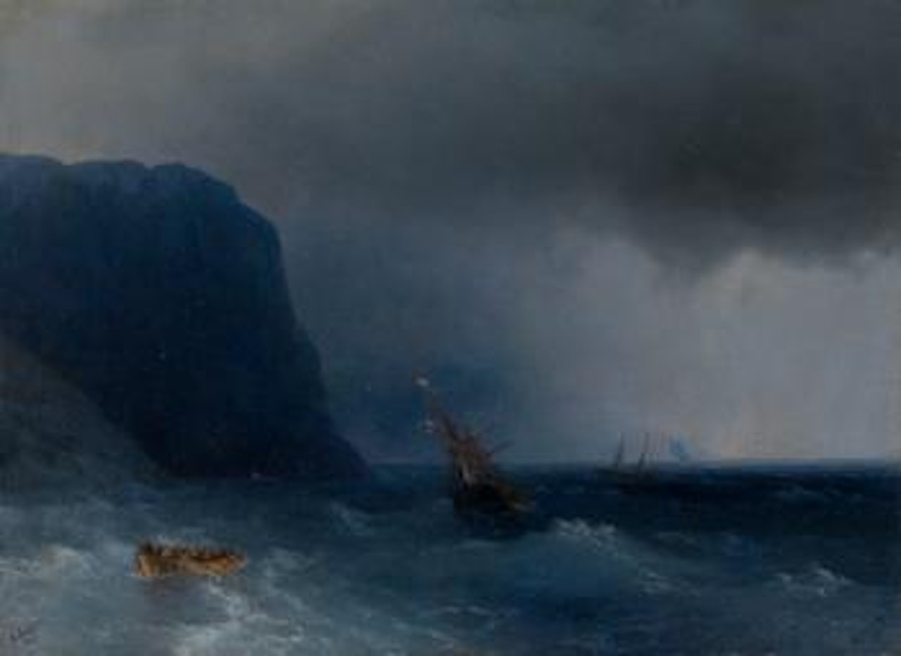 Survivors by Ivan Konstantinovich Aivazovsky