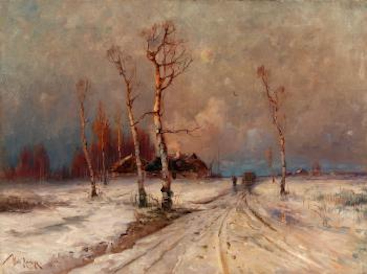 Winter Landscape by Yuli Yulievich Klever the Younger