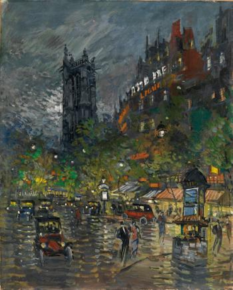 La Tour Saint Jacques by Konstantin Alekseevich Korovin