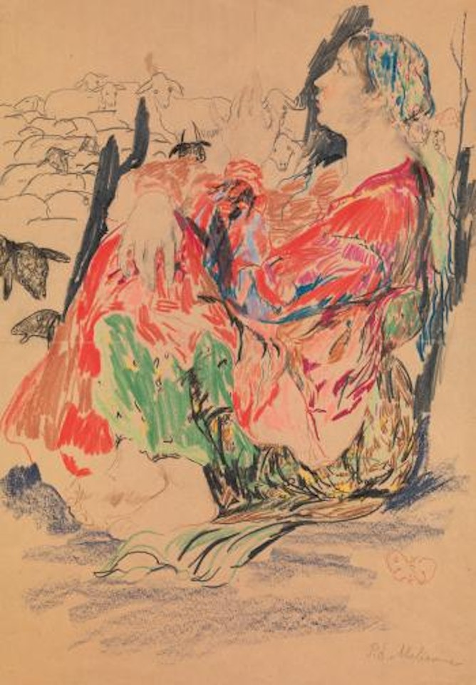 A Group of Six Drawings by Filip Malyavin