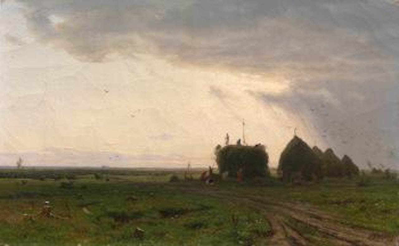 Haymaking by Jossif Kratschowski
