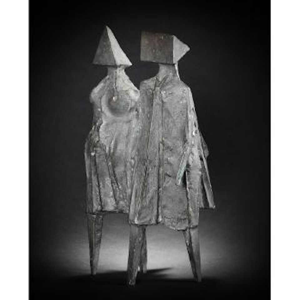 Maquette VII Walking Couple by Lynn Chadwick