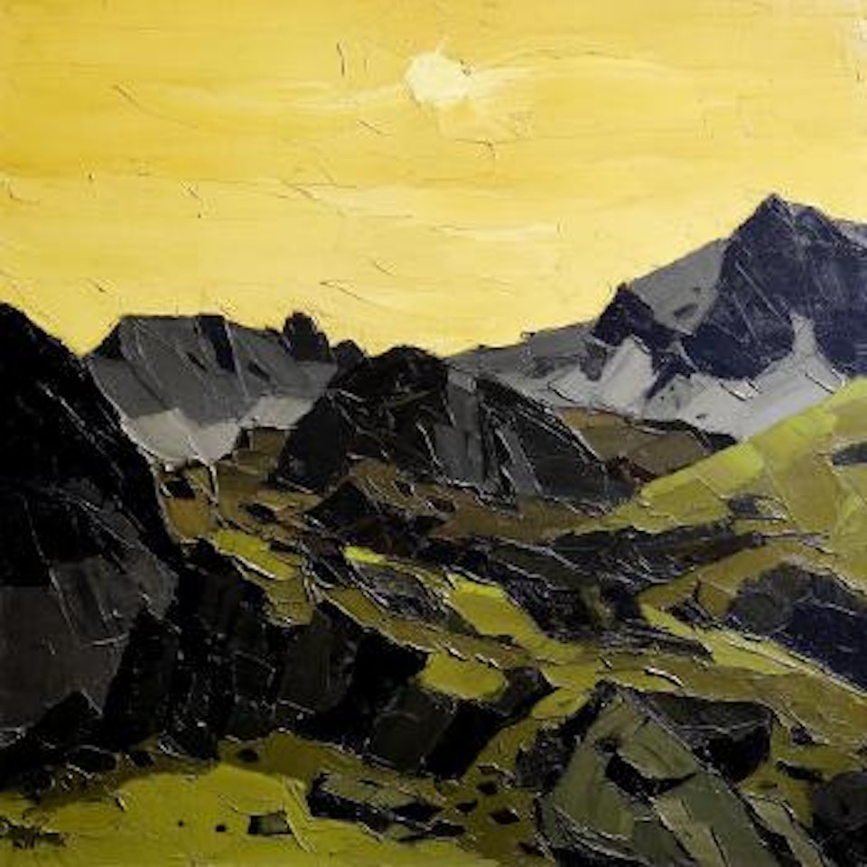 Sun Above Nant Peris (no. 2) by Kyffin Williams