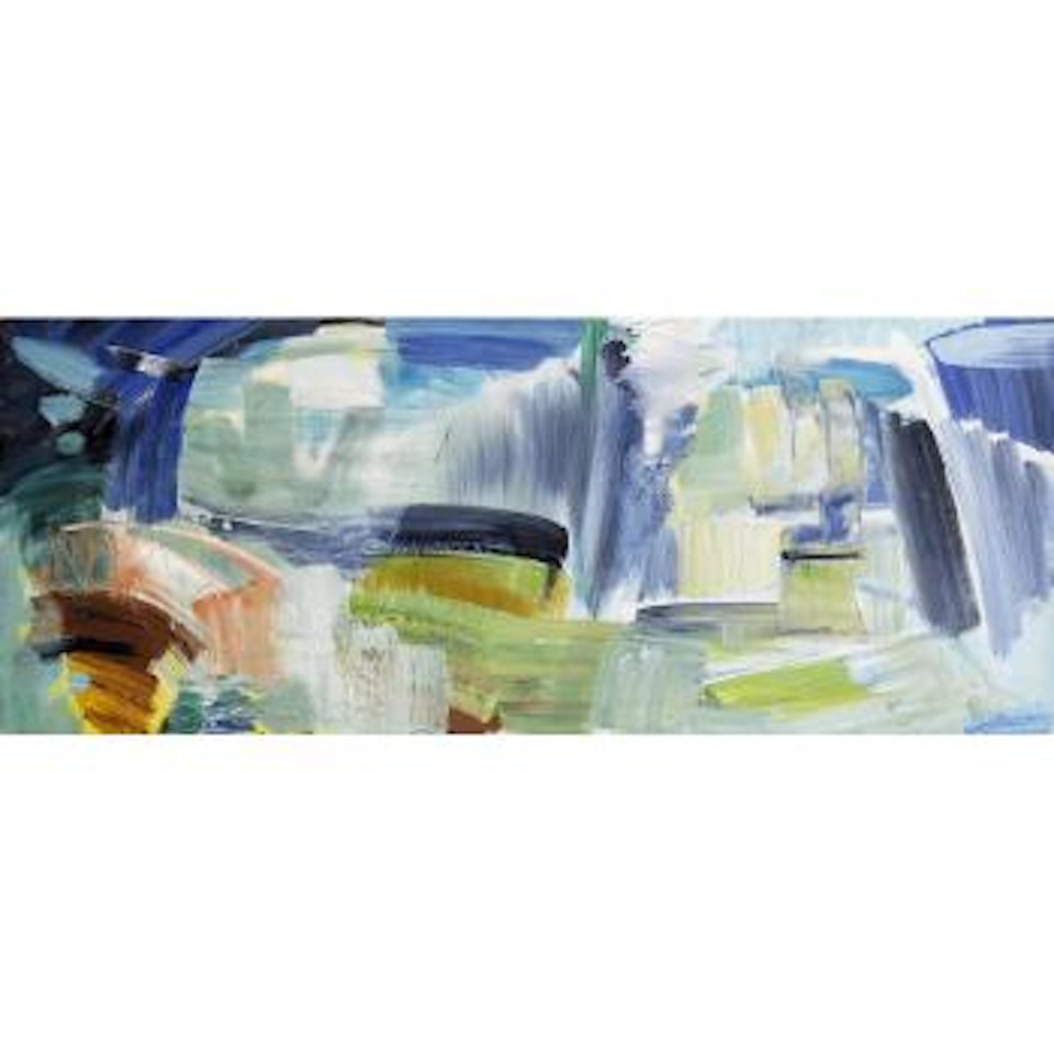 Arched Bridge Over a River by Ivon Hitchens