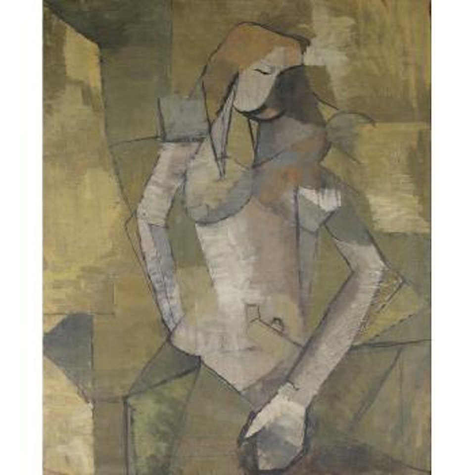 Girl with Light Hair by Euan Uglow