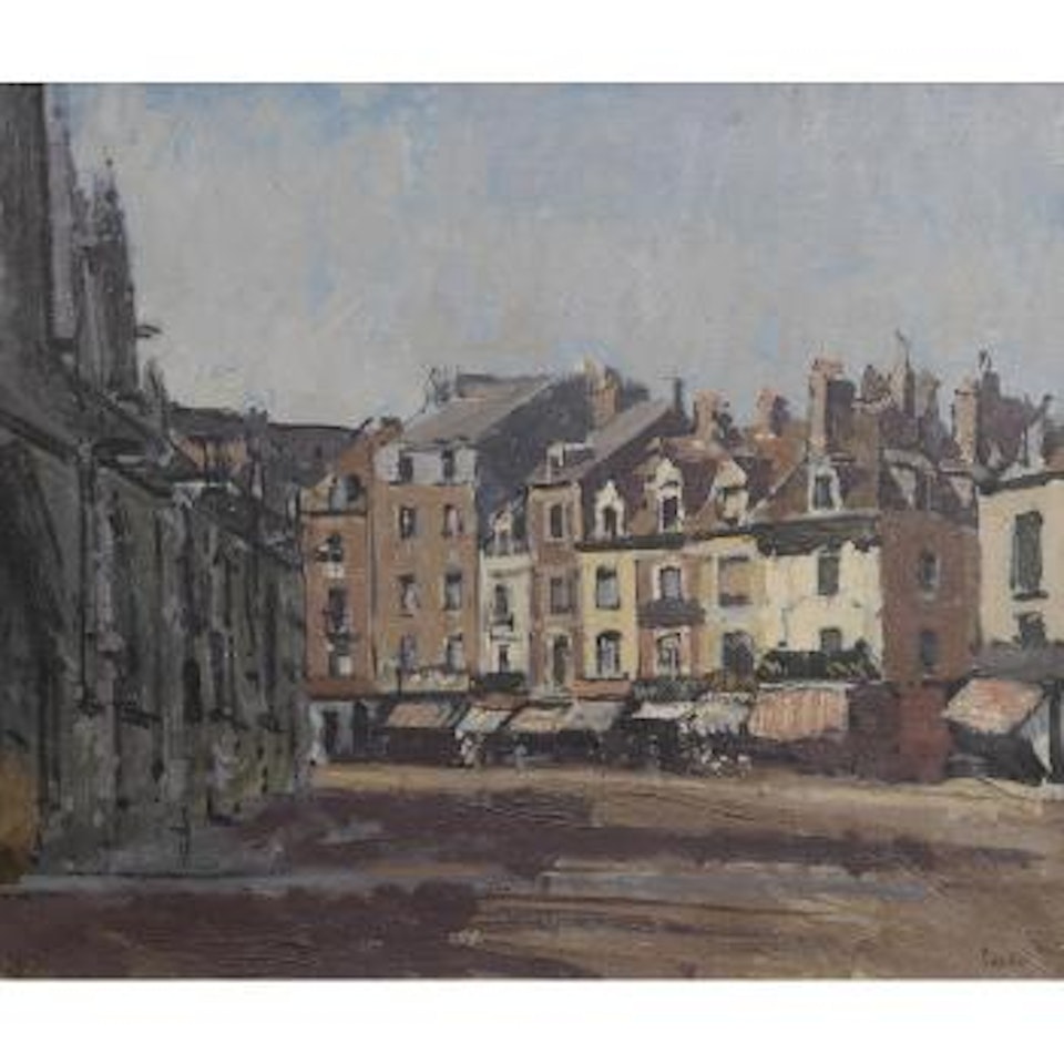 Rue de la Boucherie with St Jacques by Walter Richard Sickert