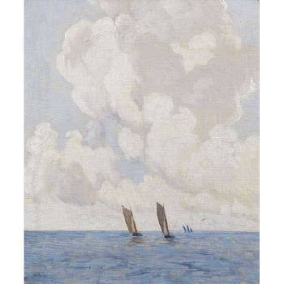 Boats at sea by Paul Henry