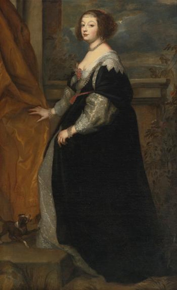 Portrait of Beatrice De Cusance, Princess of Cantecroix And Duchess of Lorraine by Anthony van Dyck