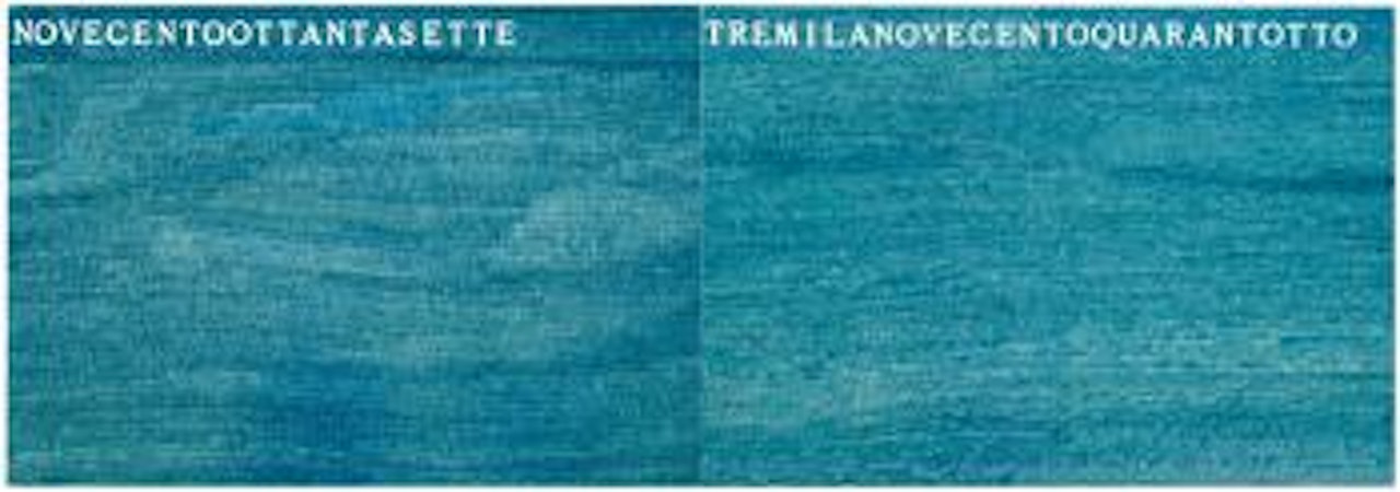 La Metà E Il Doppio by Alighiero Boetti