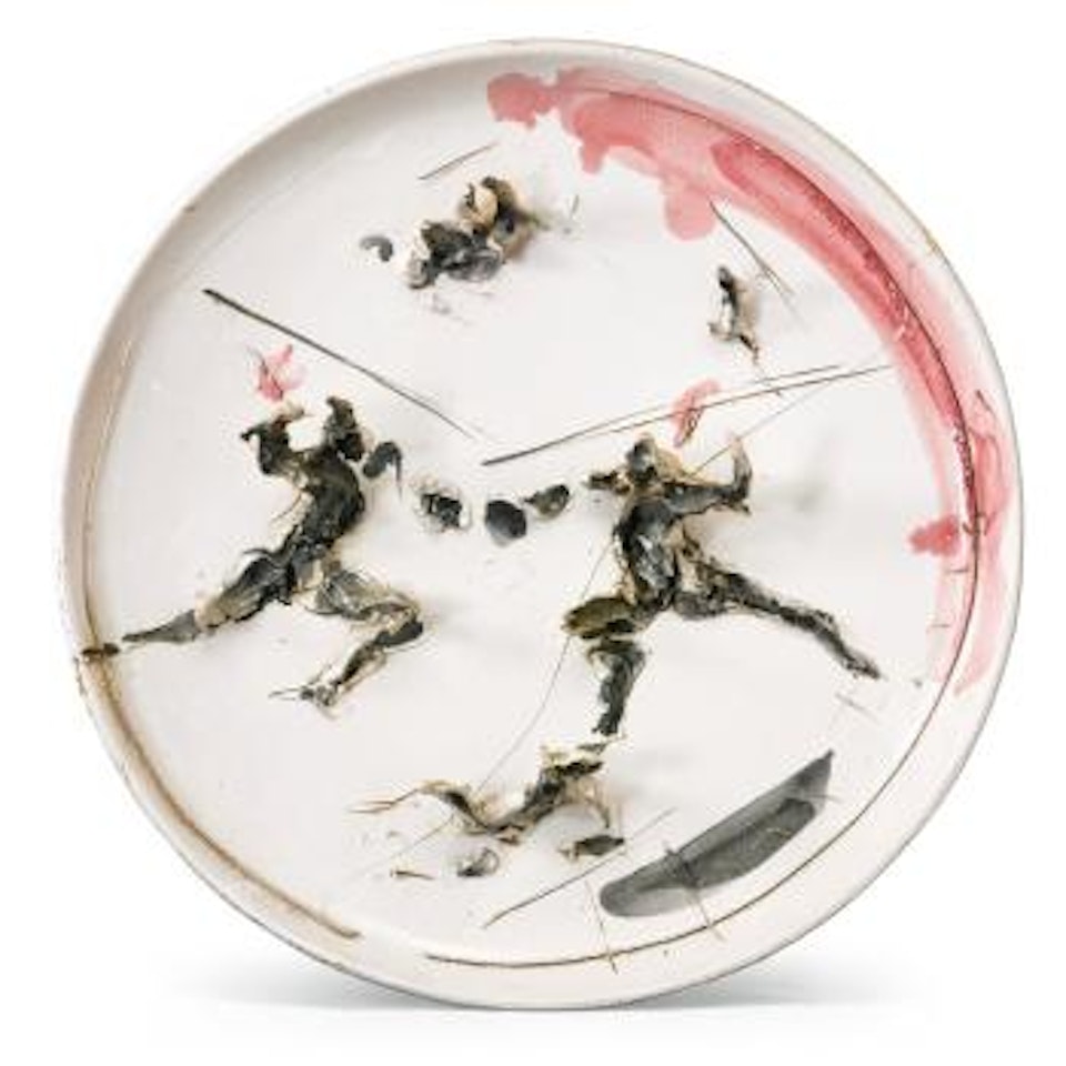 Guerrieri by Lucio Fontana