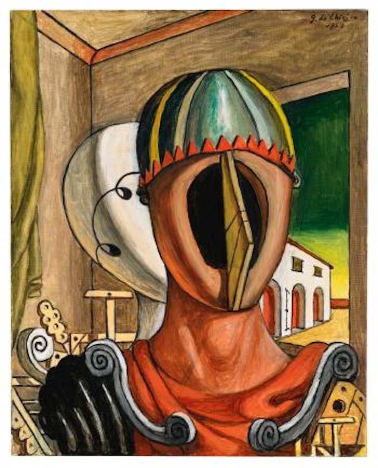 Le Due Maschere by Giorgio de Chirico