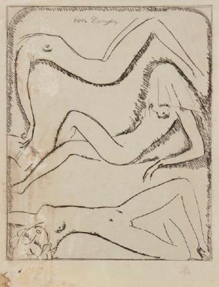 Trois nus féminins allongés by Kees van Dongen