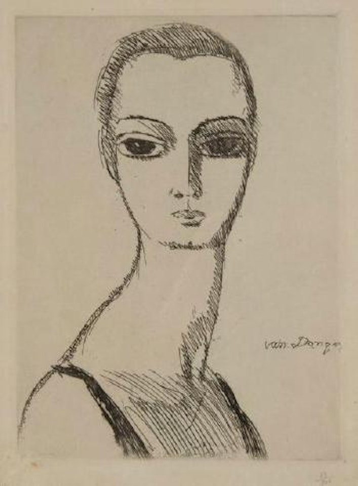 Jeune fille au long cou by Kees van Dongen