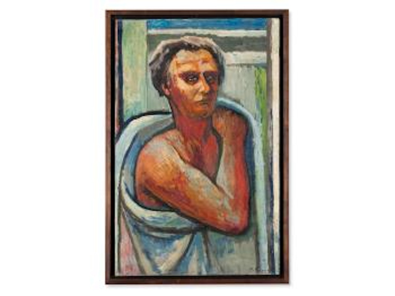 Self-portrait by Bruno Krauskopf