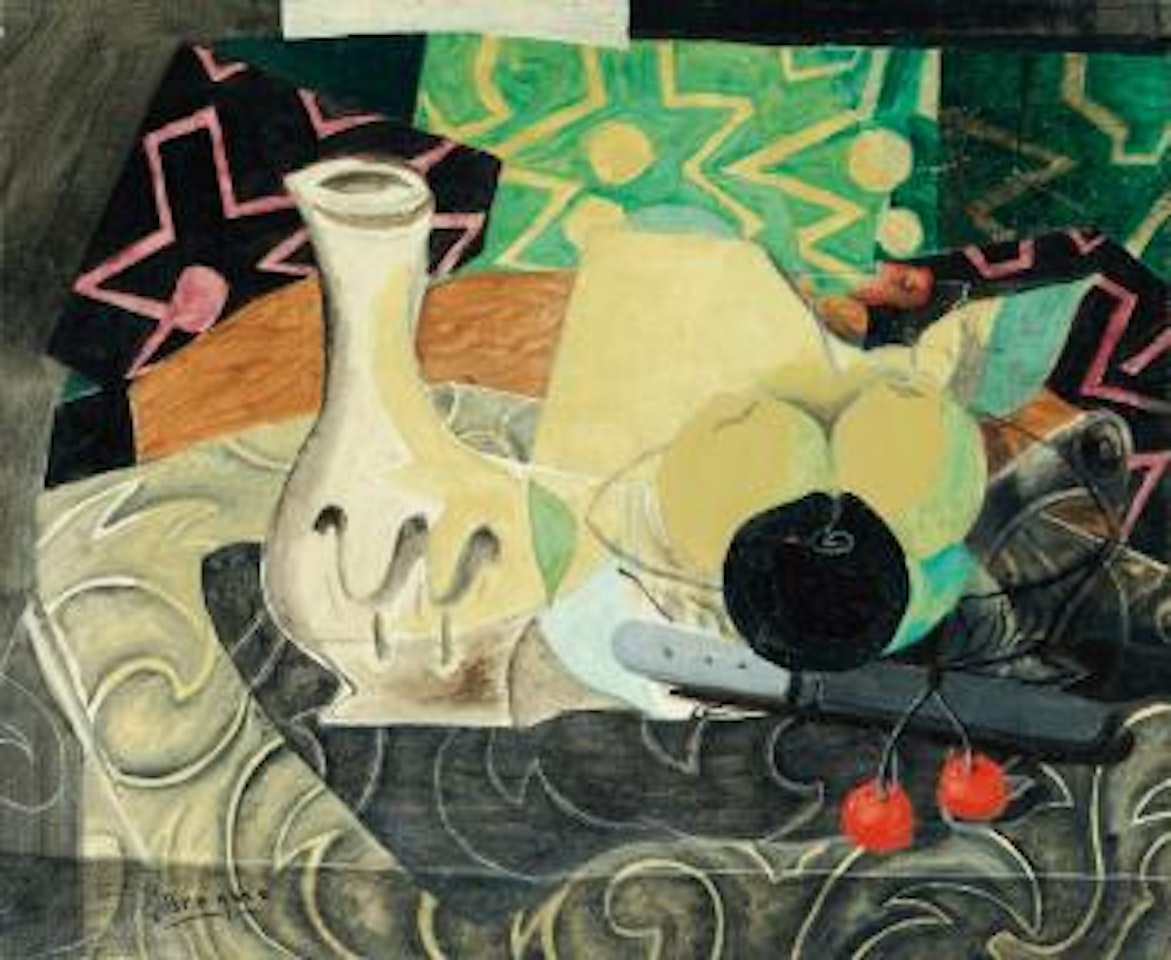 Nature Morte Aux Cerises by Georges Braque