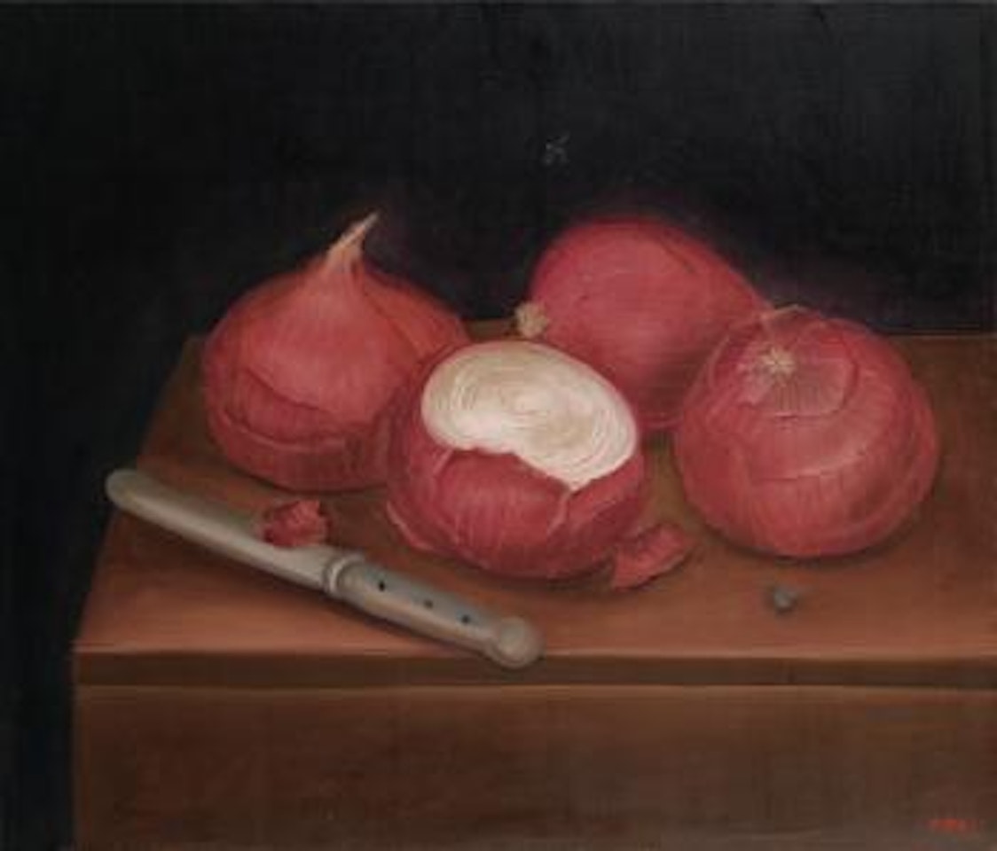 Cebollas Españolas (Spanish Onions) by Fernando Botero