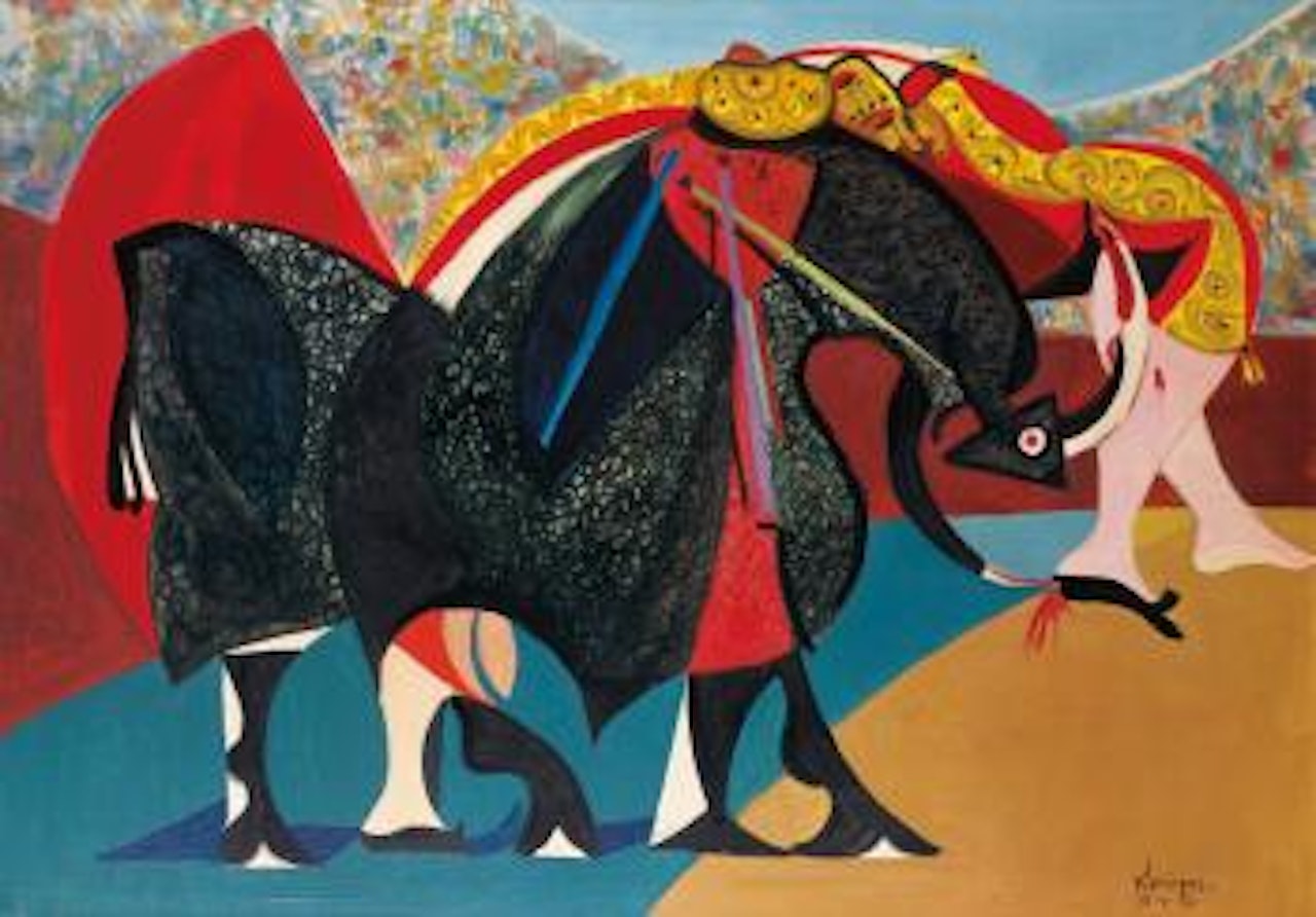 Muerte De Un Torero by Oscar Dominguez