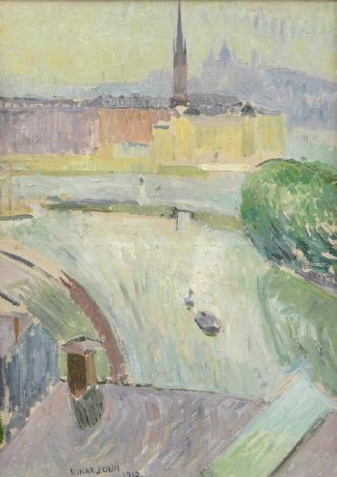 Vy över Riddarholmen by Einar Jolin