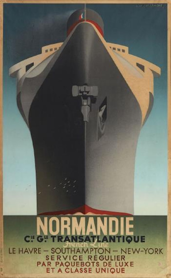Normandie by Cassandre (Adolphe Jean-Marie Mouron)