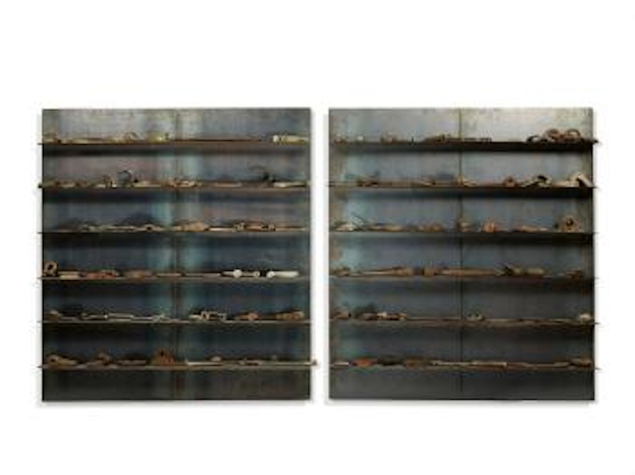 Sans titre (diptyque) by Jannis Kounellis
